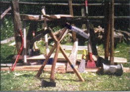 Cleaving post making step 1