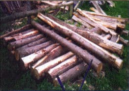 Cleaving post making step 2