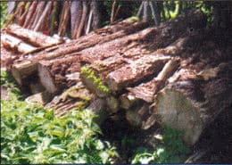 Cleaving rail making step 1