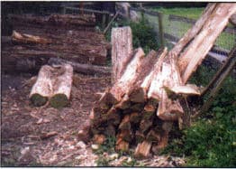 Cleaving rail making step 4