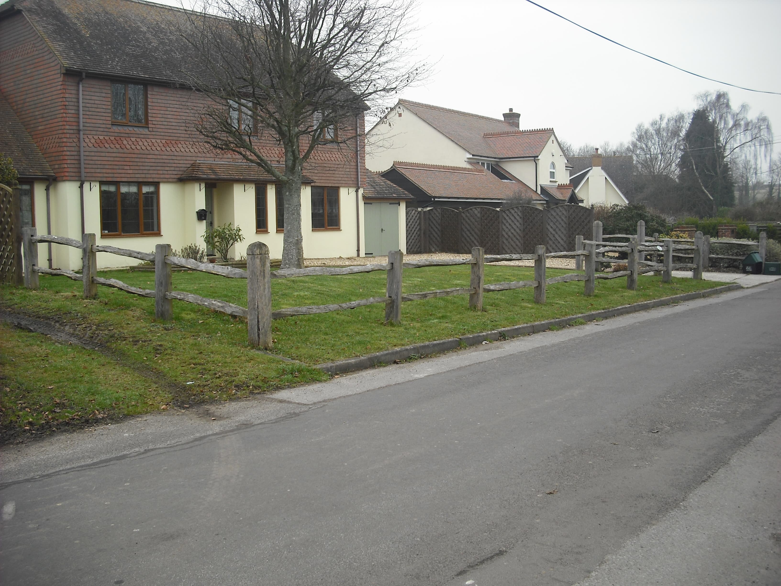 Winterborne Zelston Fencing 2-3 Rail Cleft Fencing