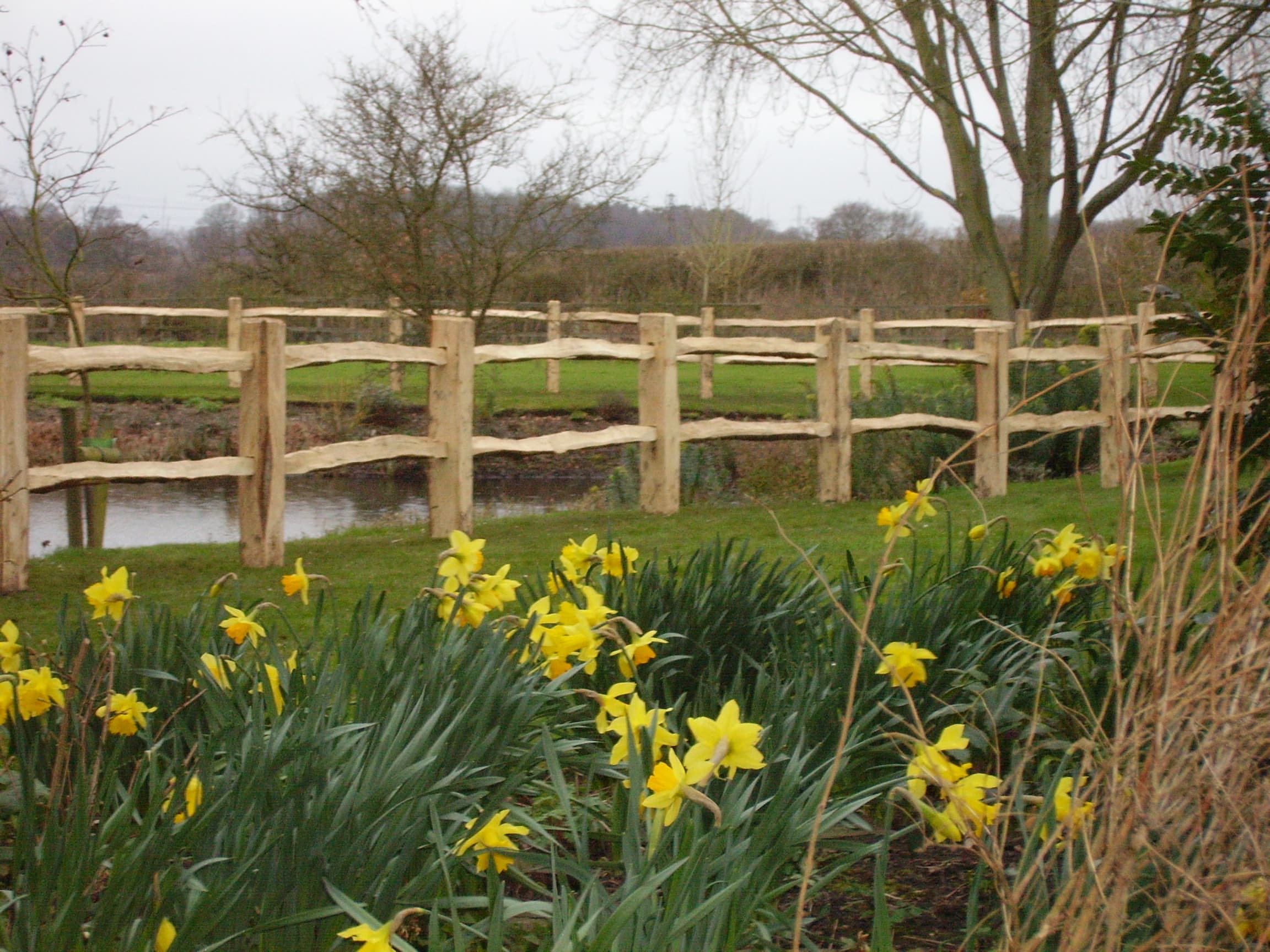 Winterborne Zelston Fencing 2-3 Rail Cleft Fencing
